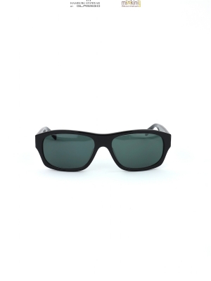 Sonnenbrille für Herren im Retrodesign, Modell ALBERT schwarz