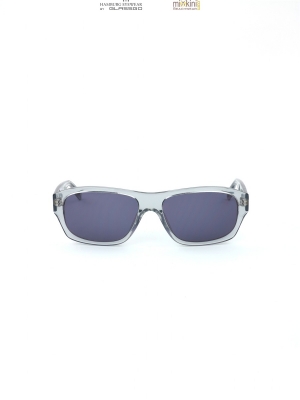 Sonnenbrille für Herren, Modell ALBERT transparent grau