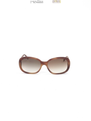 Sonnenbrille groß in büffelhornfarben matt, Modell EMMA