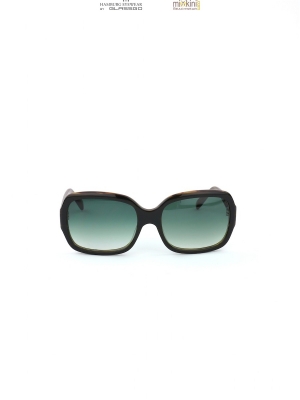 schöne große Sonnenbrille in olive/braun , Modell IDA