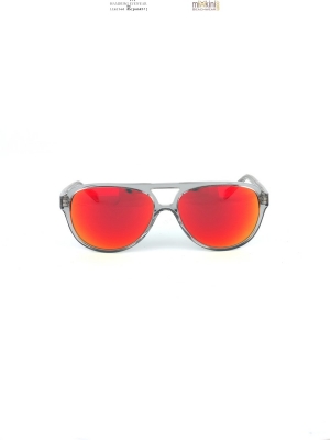 Sonnenbrille rot verspiegelt - Limited Edition E[punkt!]