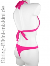 Bikini-String-Neckholder-Set in pink