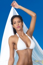 Bikini Neckholder Top in weiß - Neckholder CAPRI